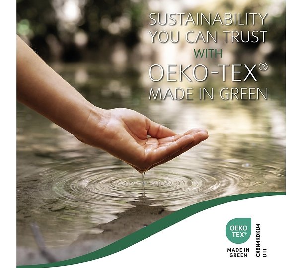 MADE IN GREEN BY OEKO-TEX®